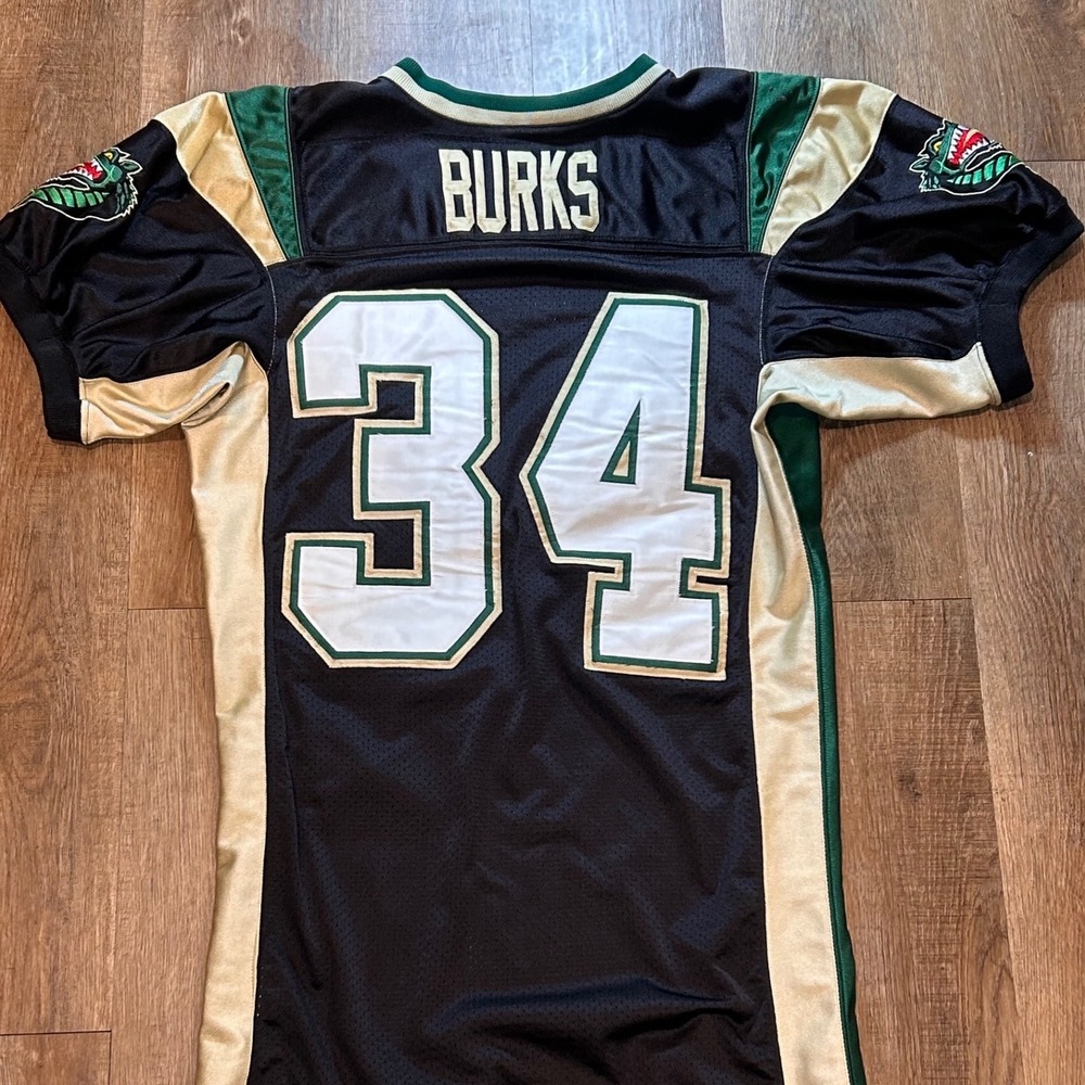 Vintage UAB Blazers Adidas Football Jersey 34 Burks Team Issued C-USA 2005 42